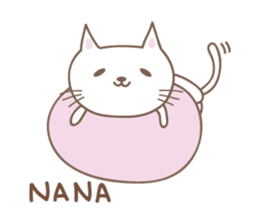 Cute cat sticker for Nana sticker #13829759