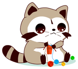 North American Raccoon sticker #13829854