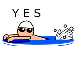 Useful! Speech ball (swimming) sticker #13829930