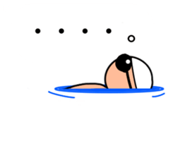 Useful! Speech ball (swimming) sticker #13829944