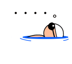 Useful! Speech ball (swimming) sticker #13829944