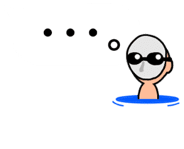 Useful! Speech ball (swimming) sticker #13829945