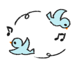 Useful birds sticker #13830483