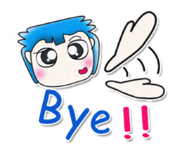 Hi! My name is Masaru. Good luck!!^_^ sticker #13830664