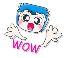 Hi! My name is Masaru. Good luck!!^_^ sticker #13830666