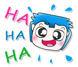 Hi! My name is Masaru. Good luck!!^_^ sticker #13830674