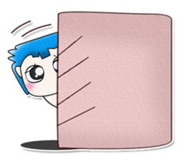 Hi! My name is Masaru. Good luck!!^_^ sticker #13830679