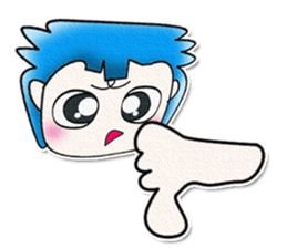 Hi! My name is Masaru. Good luck!!^_^ sticker #13830683