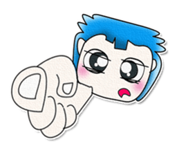 Hi! My name is Masaru. Good luck!!^_^ sticker #13830685