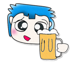 Hi! My name is Masaru. Good luck!!^_^ sticker #13830689