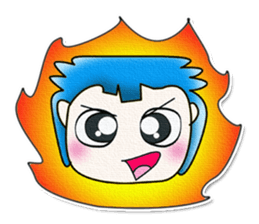 Hi! My name is Masaru. Good luck!!^_^ sticker #13830694