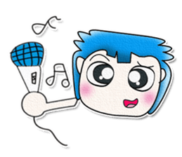 Hi! My name is Masaru. Good luck!!^_^ sticker #13830695