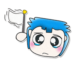 Hi! My name is Masaru. Good luck!!^_^ sticker #13830697