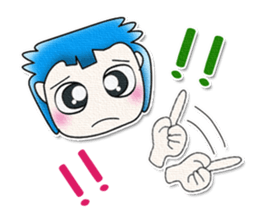 Hi! My name is Masaru. Good luck!!^_^ sticker #13830699