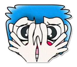 Hi! My name is Masaru. Good luck!!^_^ sticker #13830700