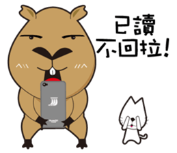 Hydrochoerus hydrochaeris new sticker #13831350