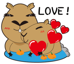 Hydrochoerus hydrochaeris new sticker #13831352