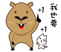 Hydrochoerus hydrochaeris new sticker #13831356