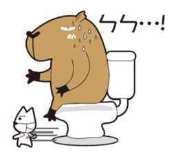 Hydrochoerus hydrochaeris new sticker #13831359