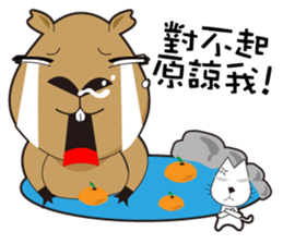 Hydrochoerus hydrochaeris new sticker #13831361