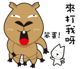 Hydrochoerus hydrochaeris new sticker #13831365