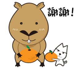 Hydrochoerus hydrochaeris new sticker #13831372