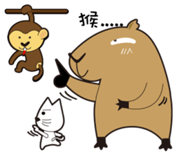 Hydrochoerus hydrochaeris new sticker #13831378