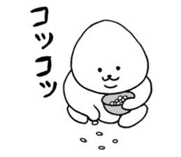 Rice balls and bread 3 sticker #13831687