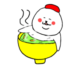 Rice balls and bread 3 sticker #13831689