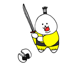 Rice balls and bread 3 sticker #13831692