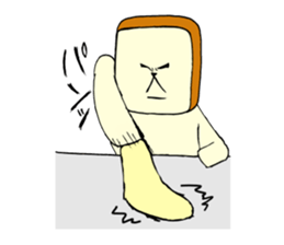 Rice balls and bread 3 sticker #13831699