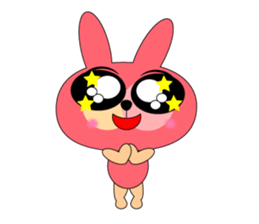 Boring rabbit sticker #13832071