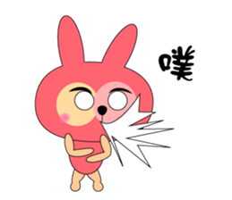 Boring rabbit sticker #13832076