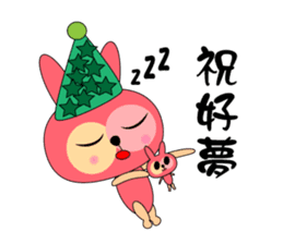 Boring rabbit sticker #13832078