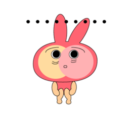 Boring rabbit sticker #13832099