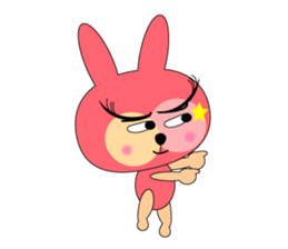 Boring rabbit sticker #13832101