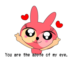 Boring rabbit sticker #13832106