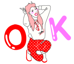 Fashionista Lady-Osaka girls sticker #13832638
