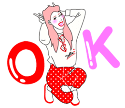 Fashionista Lady-Osaka girls sticker #13832638