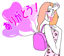 Fashionista Lady-Osaka girls sticker #13832639