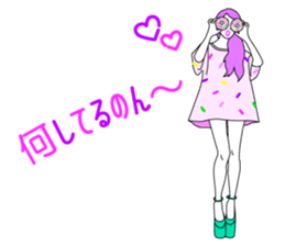 Fashionista Lady-Osaka girls sticker #13832641