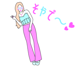 Fashionista Lady-Osaka girls sticker #13832649