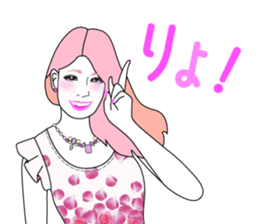 Fashionista Lady-Osaka girls sticker #13832656