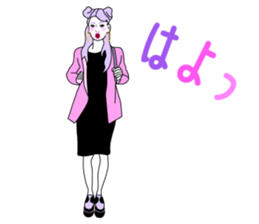 Fashionista Lady-Osaka girls sticker #13832658