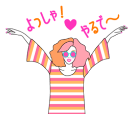 Fashionista Lady-Osaka girls sticker #13832660