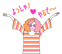 Fashionista Lady-Osaka girls sticker #13832660