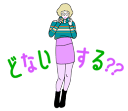 Fashionista Lady-Osaka girls sticker #13832664