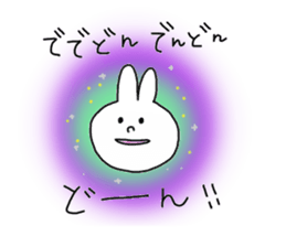 sloppy rabbit sticker #13833257