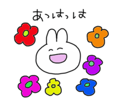 sloppy rabbit sticker #13833260