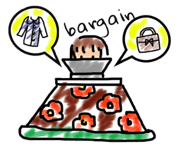 Year-end and New Year holidays sticker #13833501